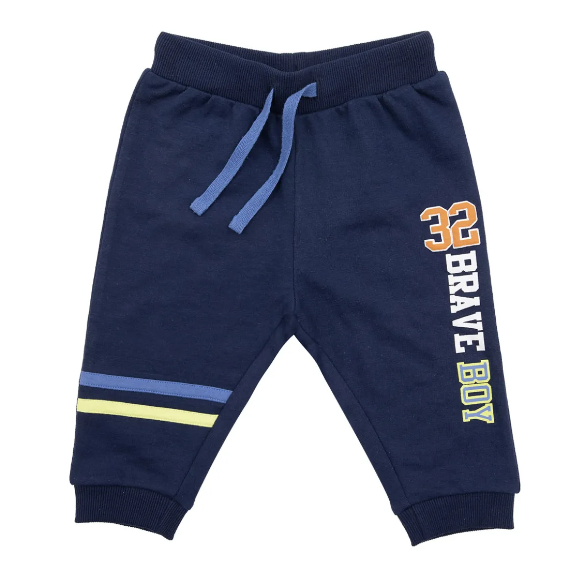 Pantalone bimbo felpato blue