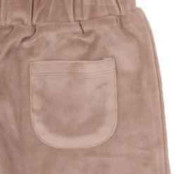 Pantalone ciniglia bimba beige “piccola stella”