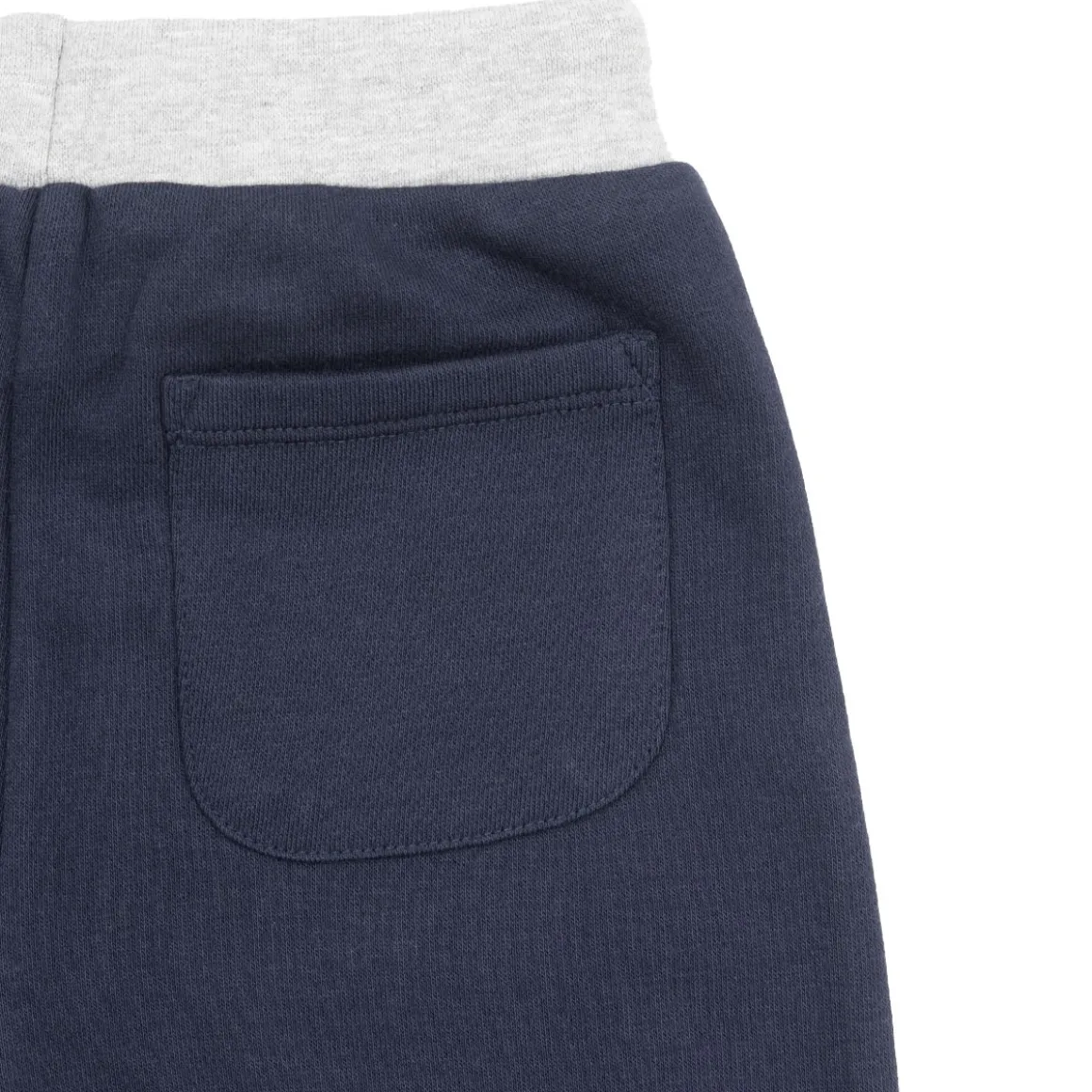 Pantalone extra sizes felpato french terry bimbo blu