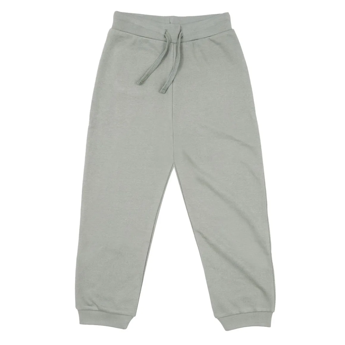 Pantalone extra sizes felpato french terry bimbo verde