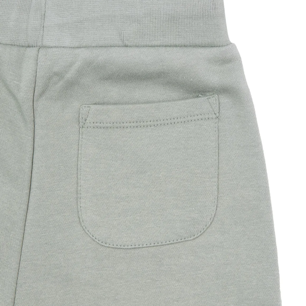 Pantalone extra sizes felpato french terry bimbo verde