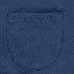 Pantalone felpato bimba blu