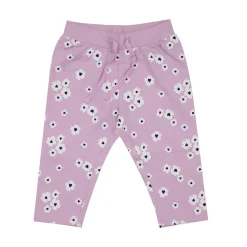Pantalone felpato bimba rosa