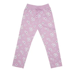 Pantalone felpato bimba rosa
