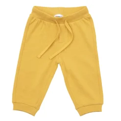 Pantalone felpato bimbo giallo