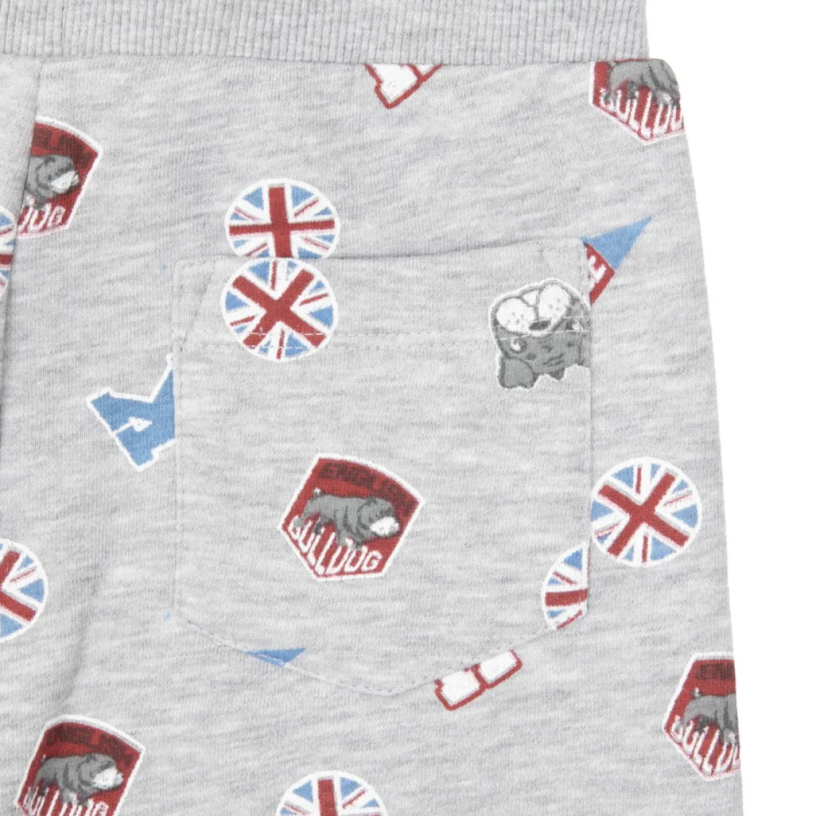 Pantalone felpato bimbo grigio chiaro “university”