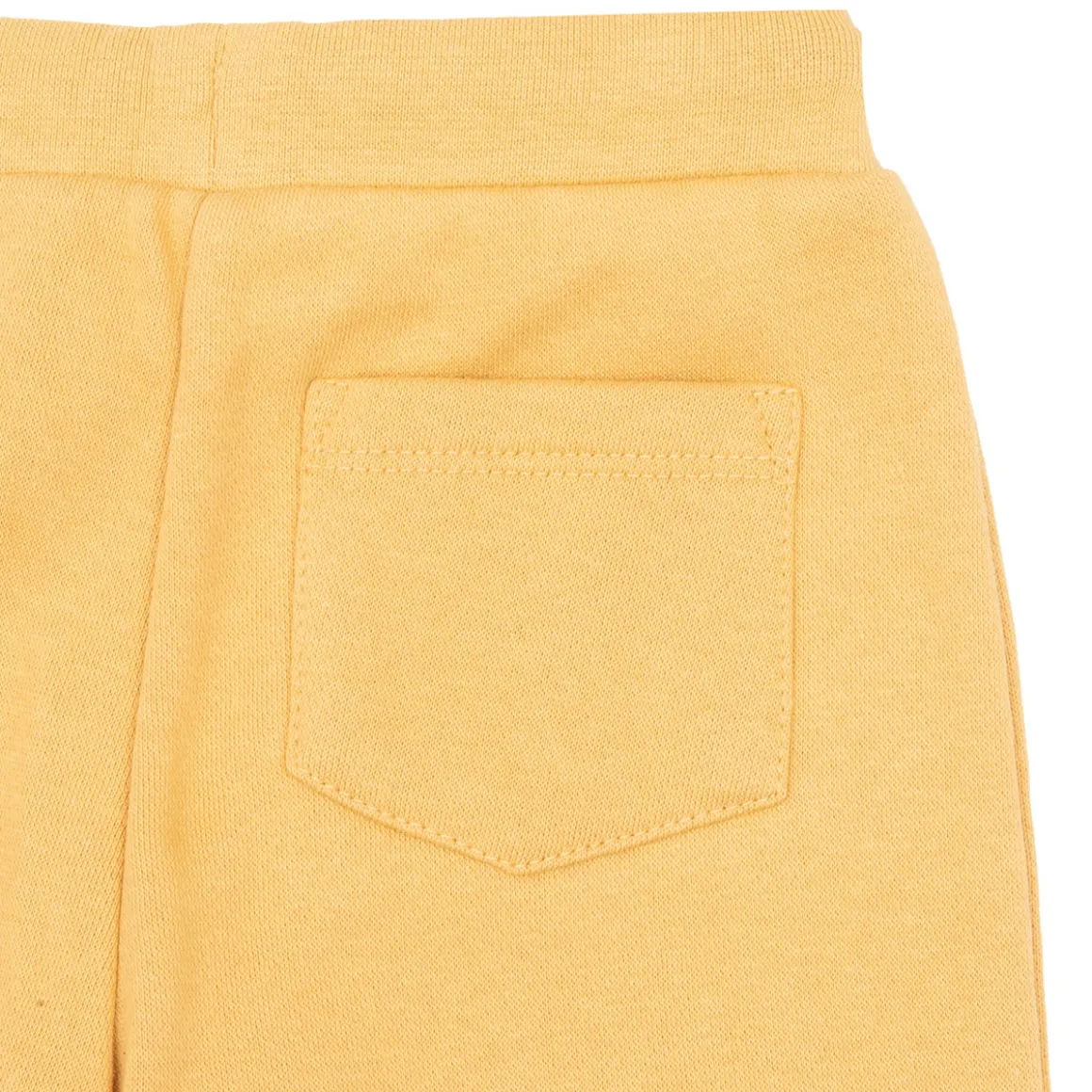 Pantalone felpato bimbo giallo