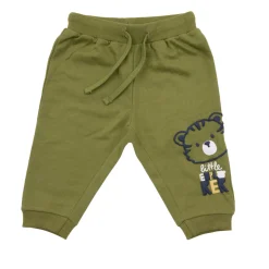 Pantalone felpato bimbo verde