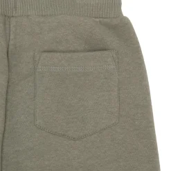 Pantalone felpato bimbo verde stampato