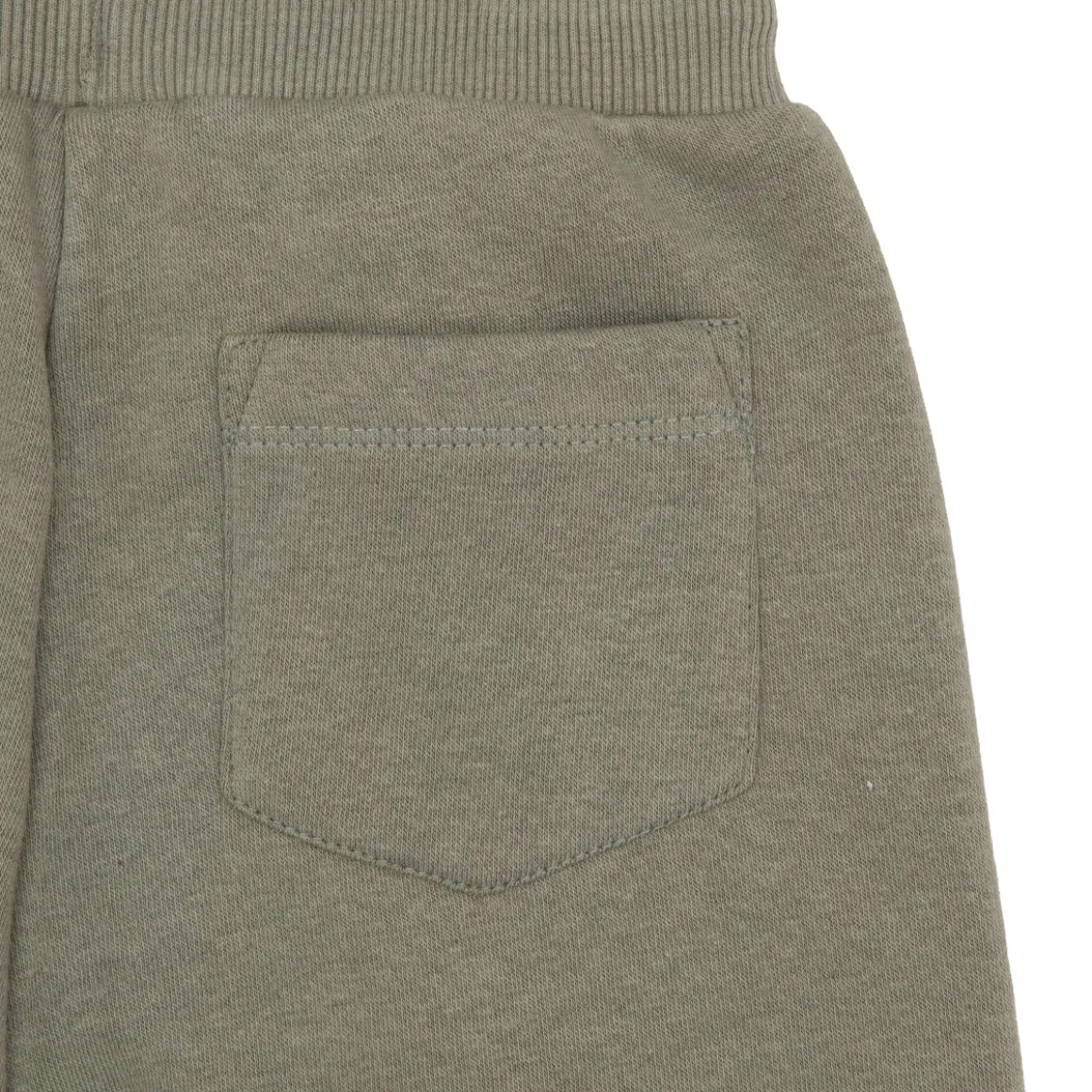 Pantalone felpato bimbo verde stampato