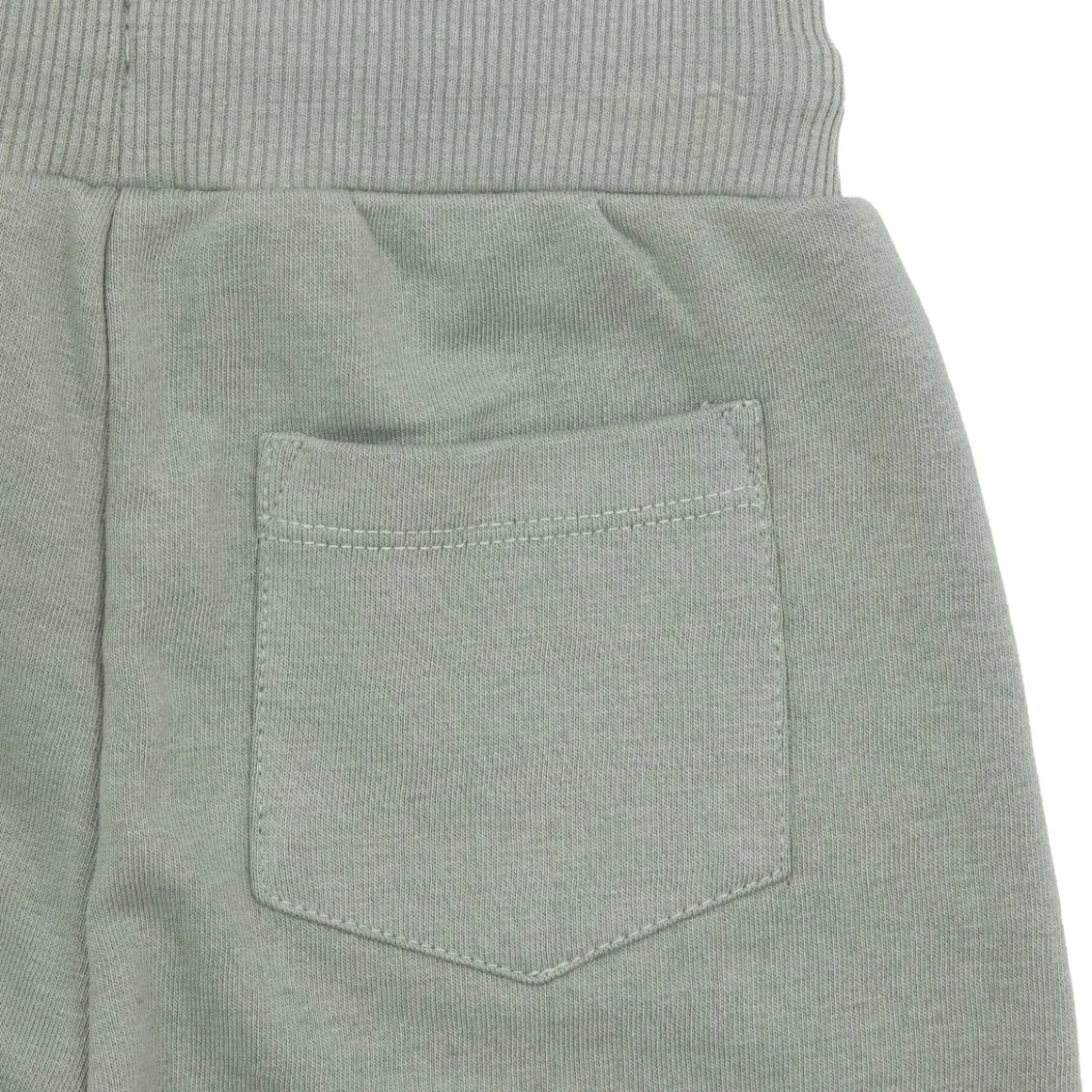 Pantalone felpato bimbo verde “leone”
