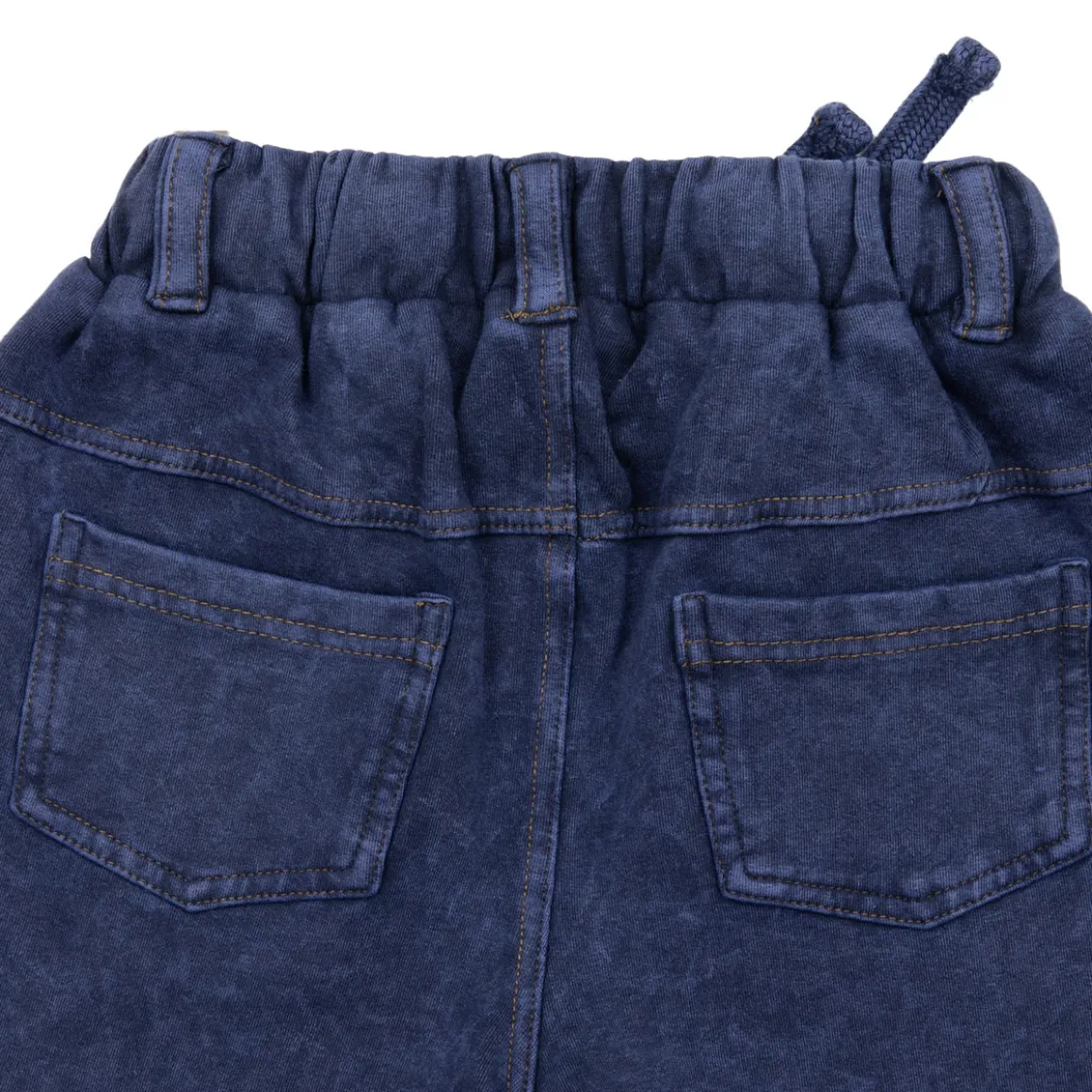 Pantalone finto denim bimbo