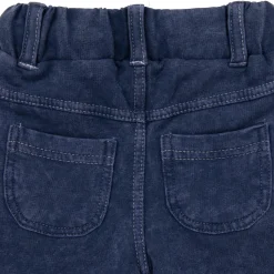 Pantalone finto denim bimba