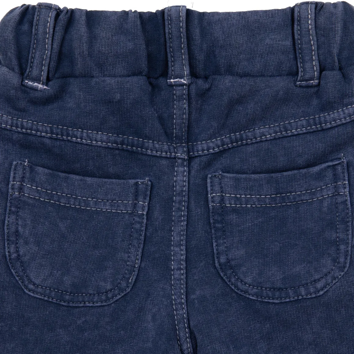 Pantalone finto denim bimba