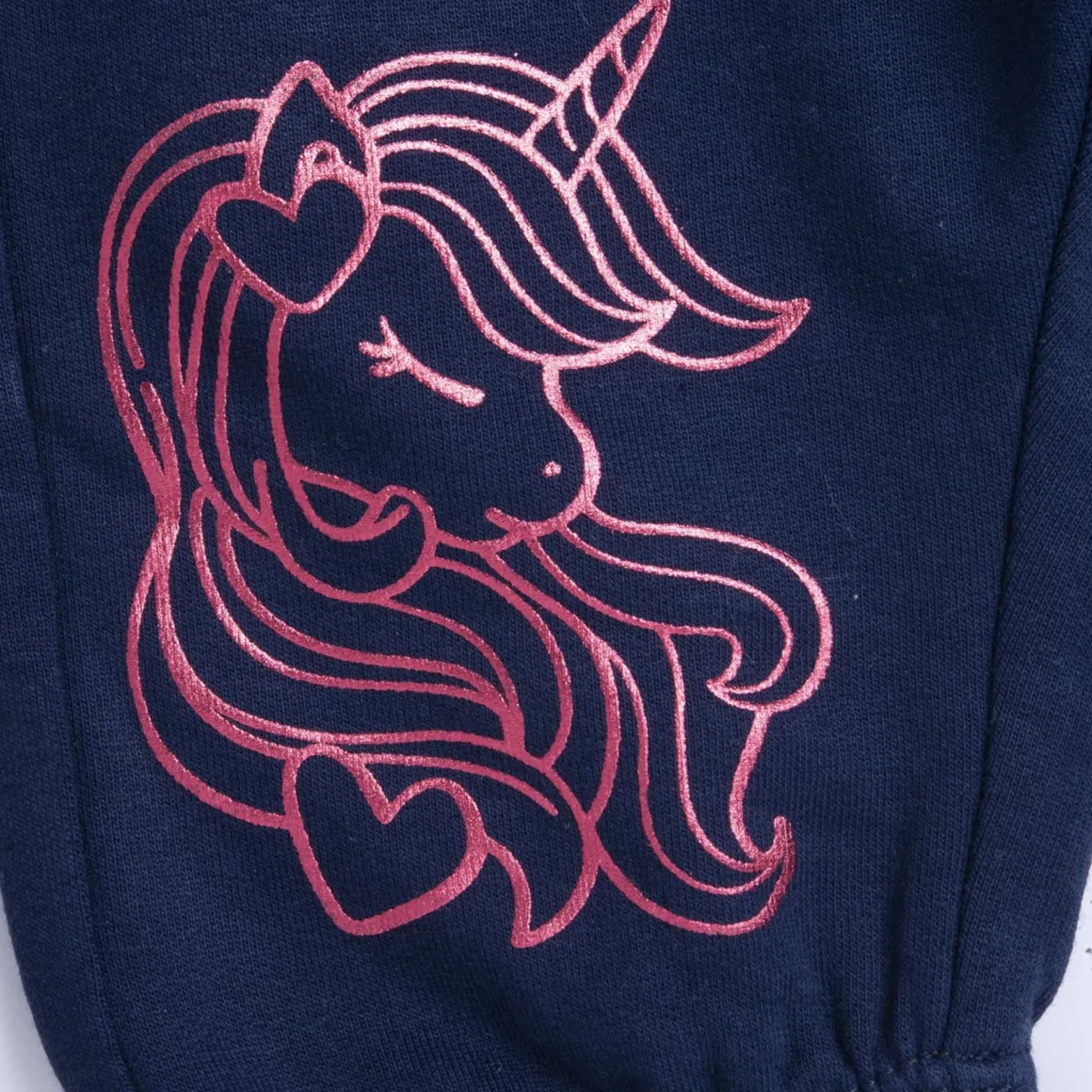 Pantalone fleece blu unicorno – chicco