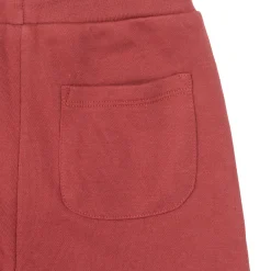 Pantalone french terry bimbo bordeaux