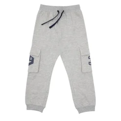 Pantalone sportivo bimbo felpato grigio