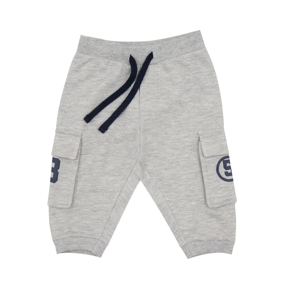 Pantalone sportivo bimbo felpato grigio