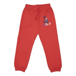 Pantaloni bambino rossi con stampa