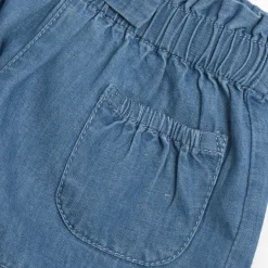 Pantaloni corti effetto denim