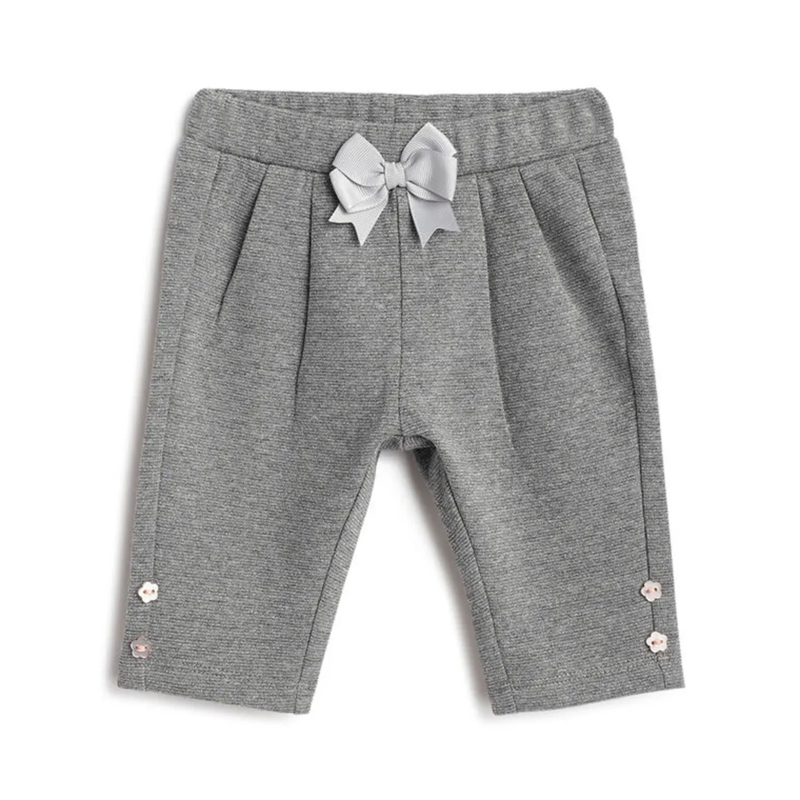 Pantaloni decorati color grigio – chicco