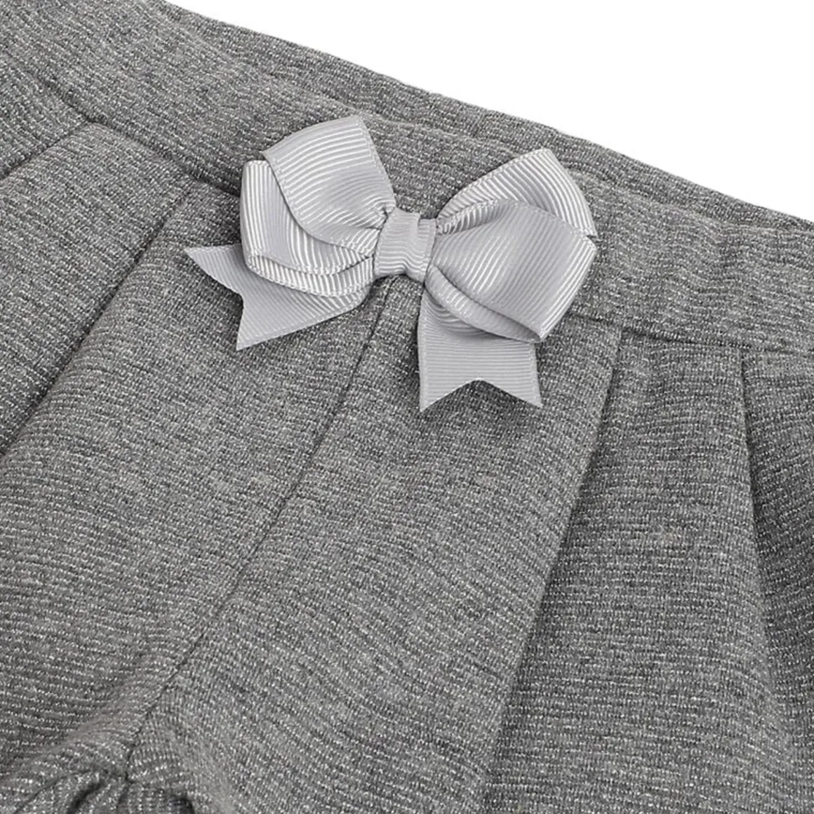 Pantaloni decorati color grigio – chicco