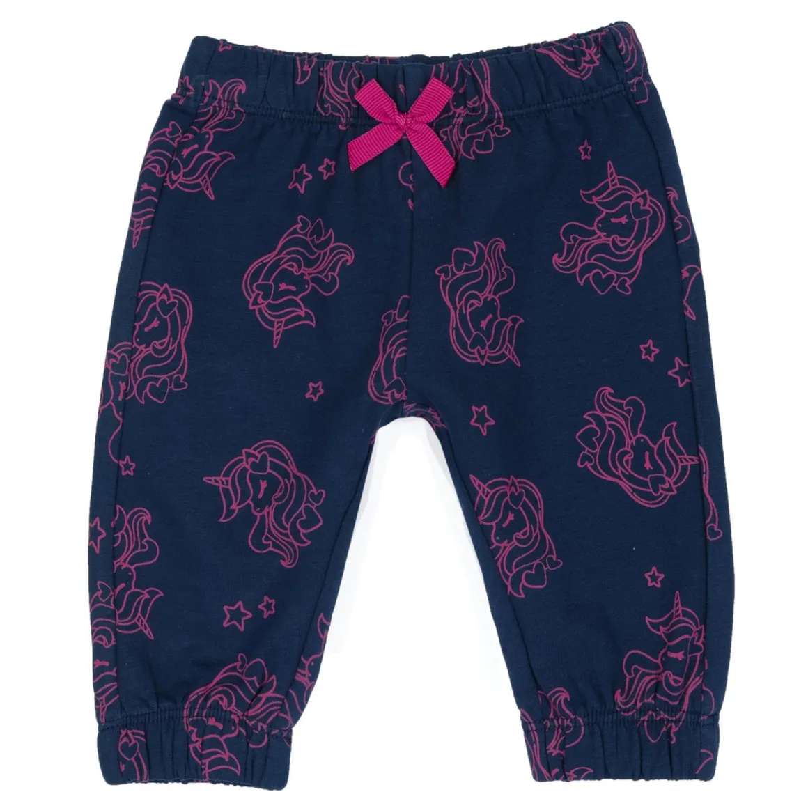 Pantaloni fleece blu fantasia unicorno – chicco