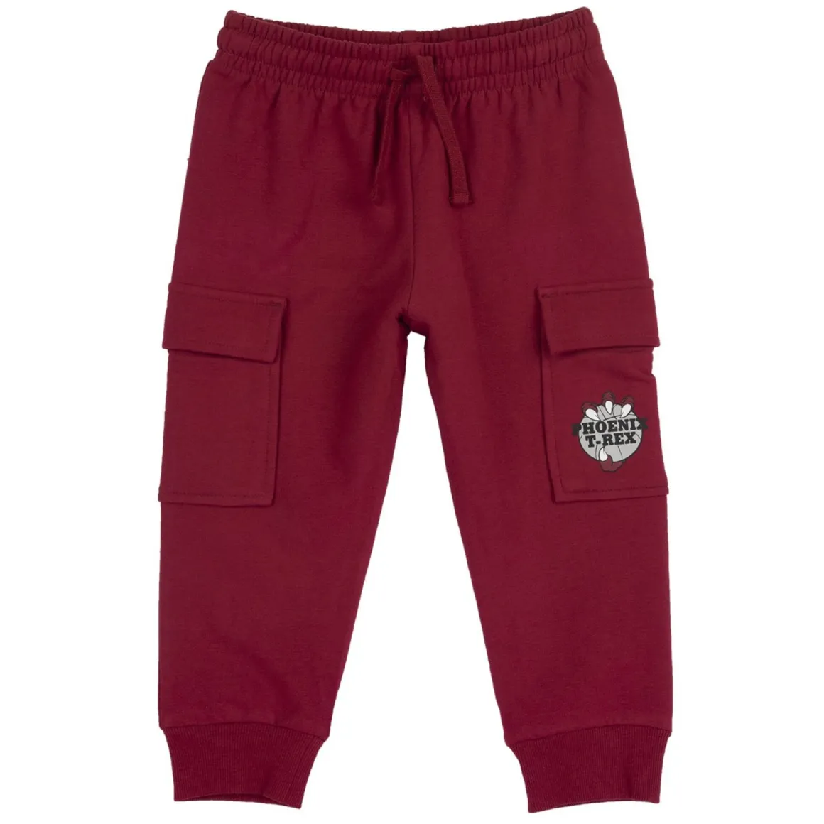 Pantaloni fleece bordeaux con tasconi – chicco