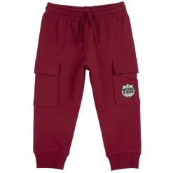 Pantaloni fleece bordeaux con tasconi – chicco