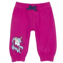 Pantaloni french terry fuxia unicorno – chicco