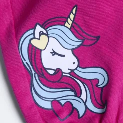 Pantaloni french terry fuxia unicorno – chicco