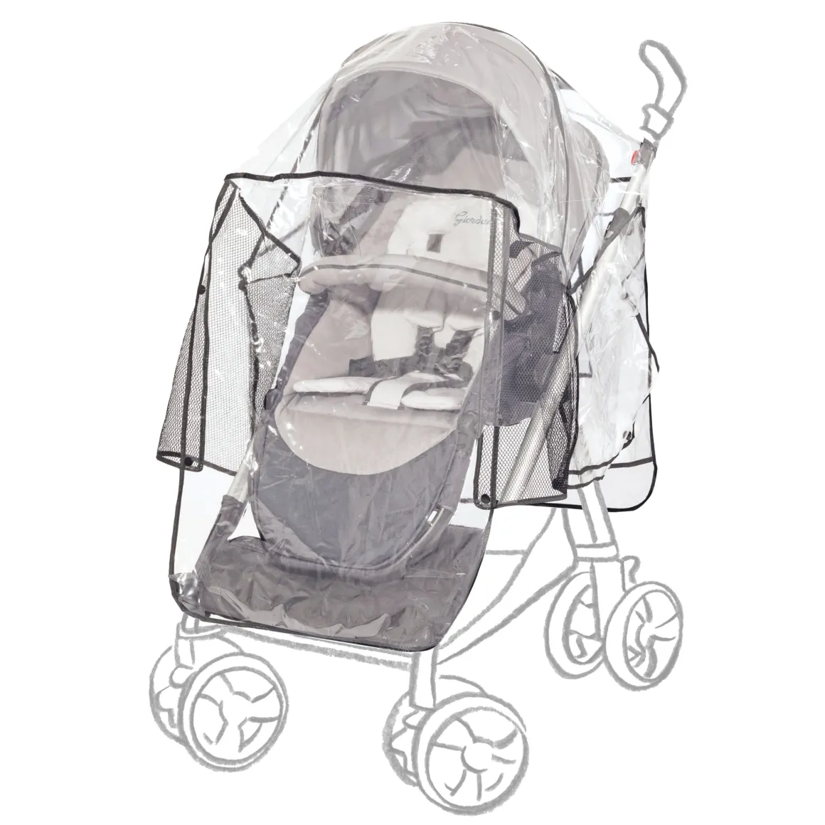 Parapioggia passeggino deluxe universale