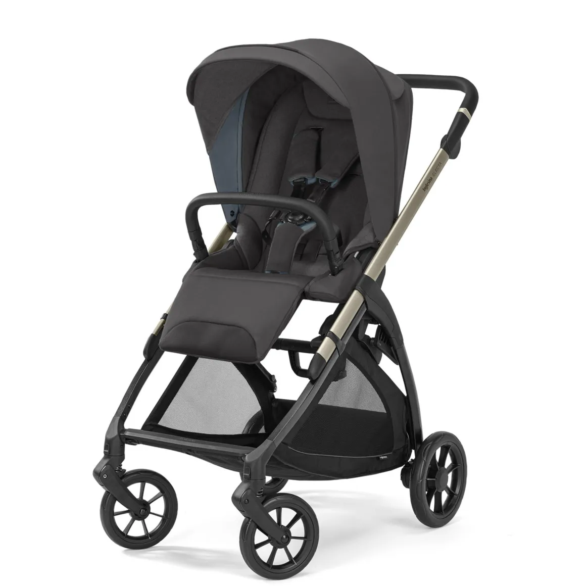 Passeggino electa iridio black colore upper black – inglesina
