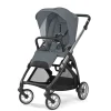 Passeggino electa silver black colore union grey – inglesina