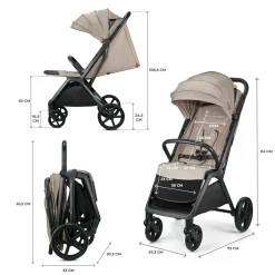 Passeggino leggero loom linen beige – kinderkraft