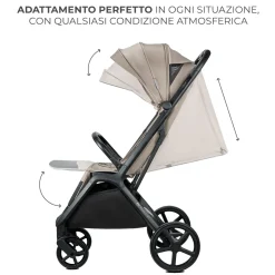 Passeggino leggero loom linen beige – kinderkraft