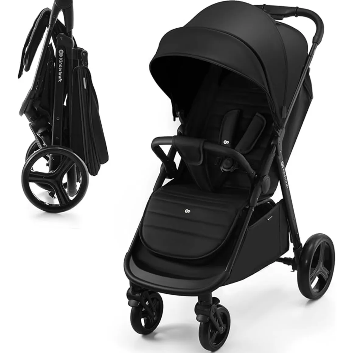 Passeggino leggero rine black – kinderkraft