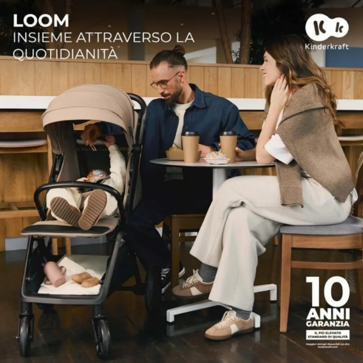 Passeggino loom ink nero – kinderkraft