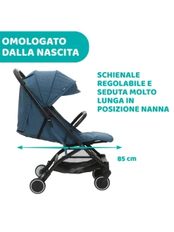 Passeggino trolley me calypso blue