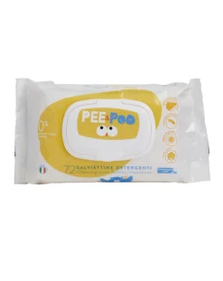 Pee&poo salviettine pop-up detergenti 72 pezzi