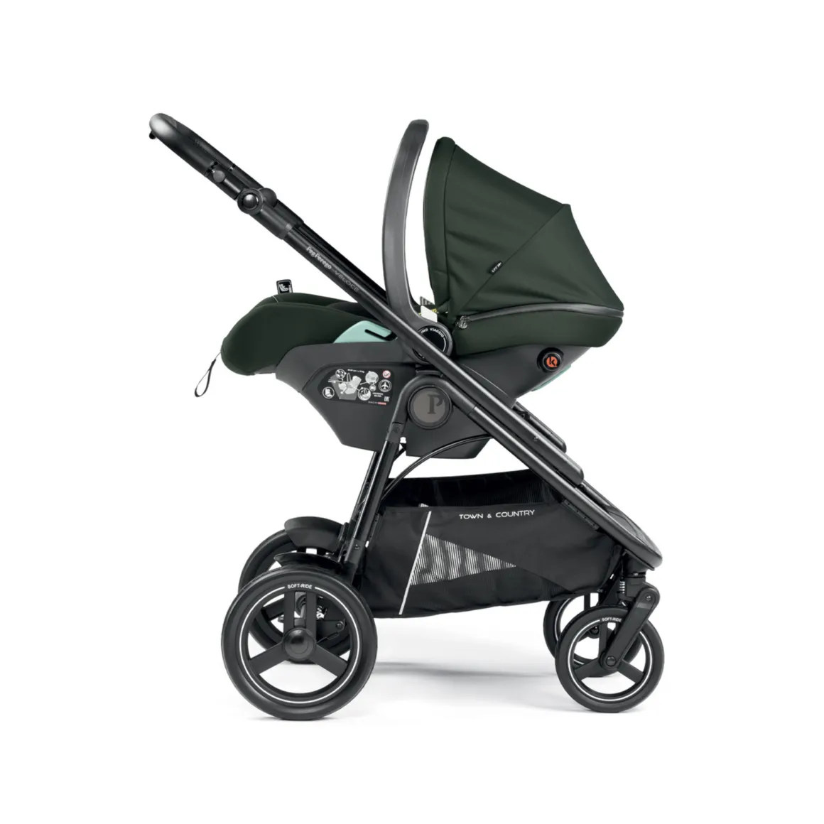 Peg perego – veloce tc belvedere lounge modular – green