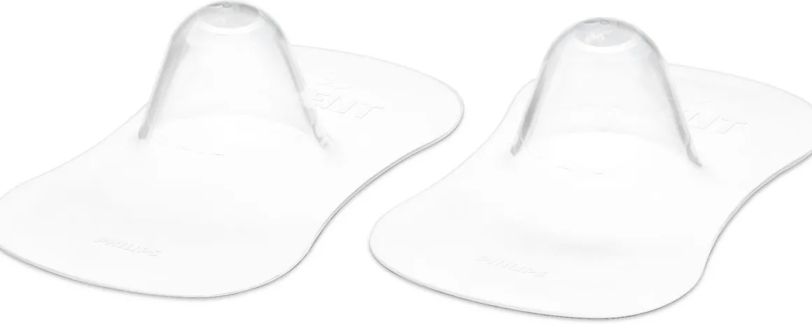 Philips avent 2 paracapezzoli farfalla piccoli (15mm) con custodia per il trasporto