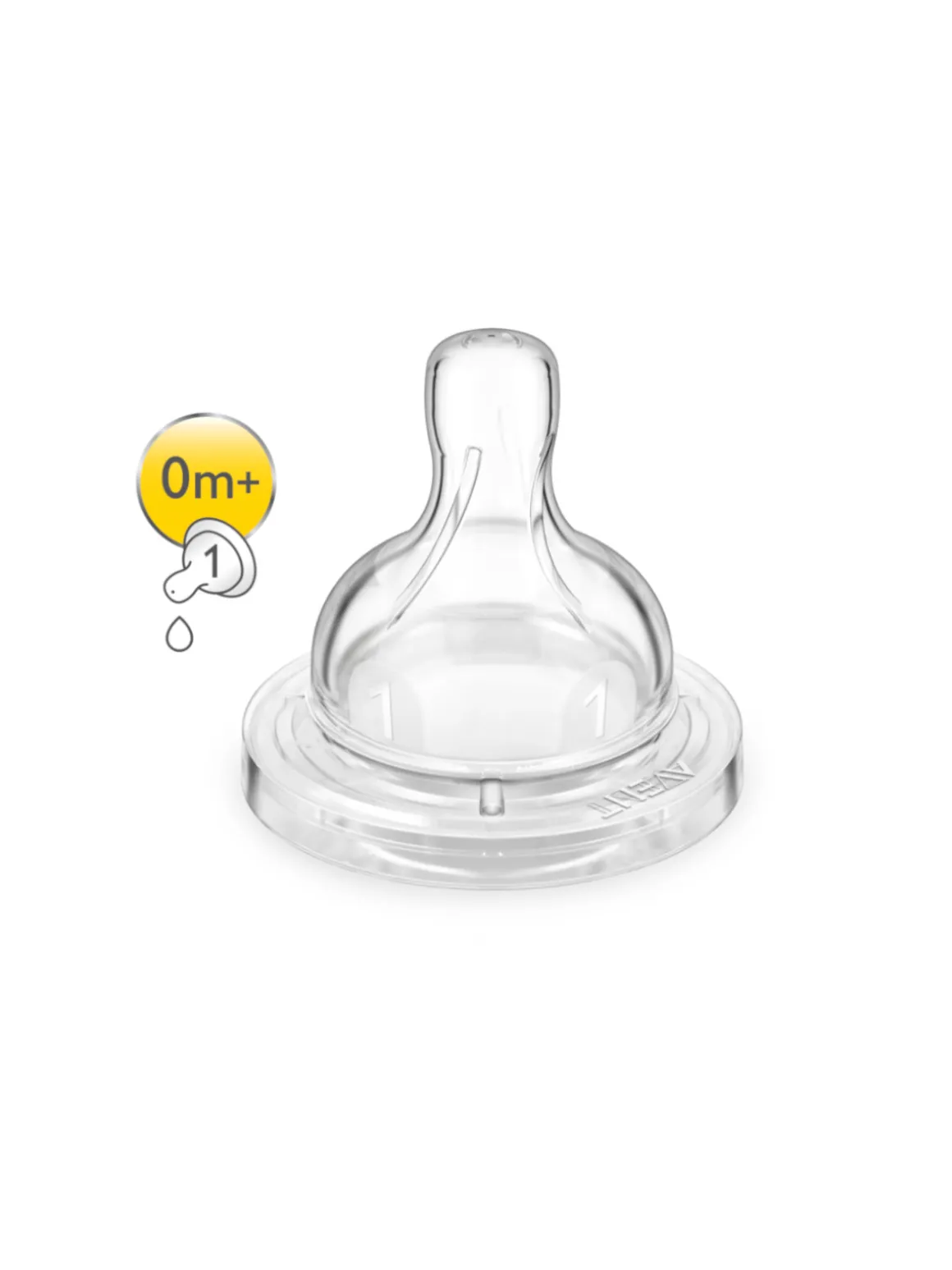 Philips avent 2 tettarelle classic+ 0m+ prime poppate (1 foro)