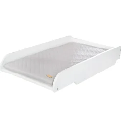 Piano cambio con cuscino bianco per lavatrice e letto – roba