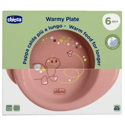Piatto pappacalda 6m+ rosa – chicco