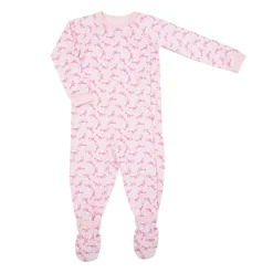 Pigiama ciniglia bimba rosa stampato