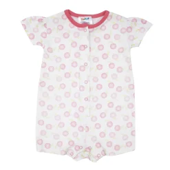 Pigiama intero estivo bimba bianco frutti rossi