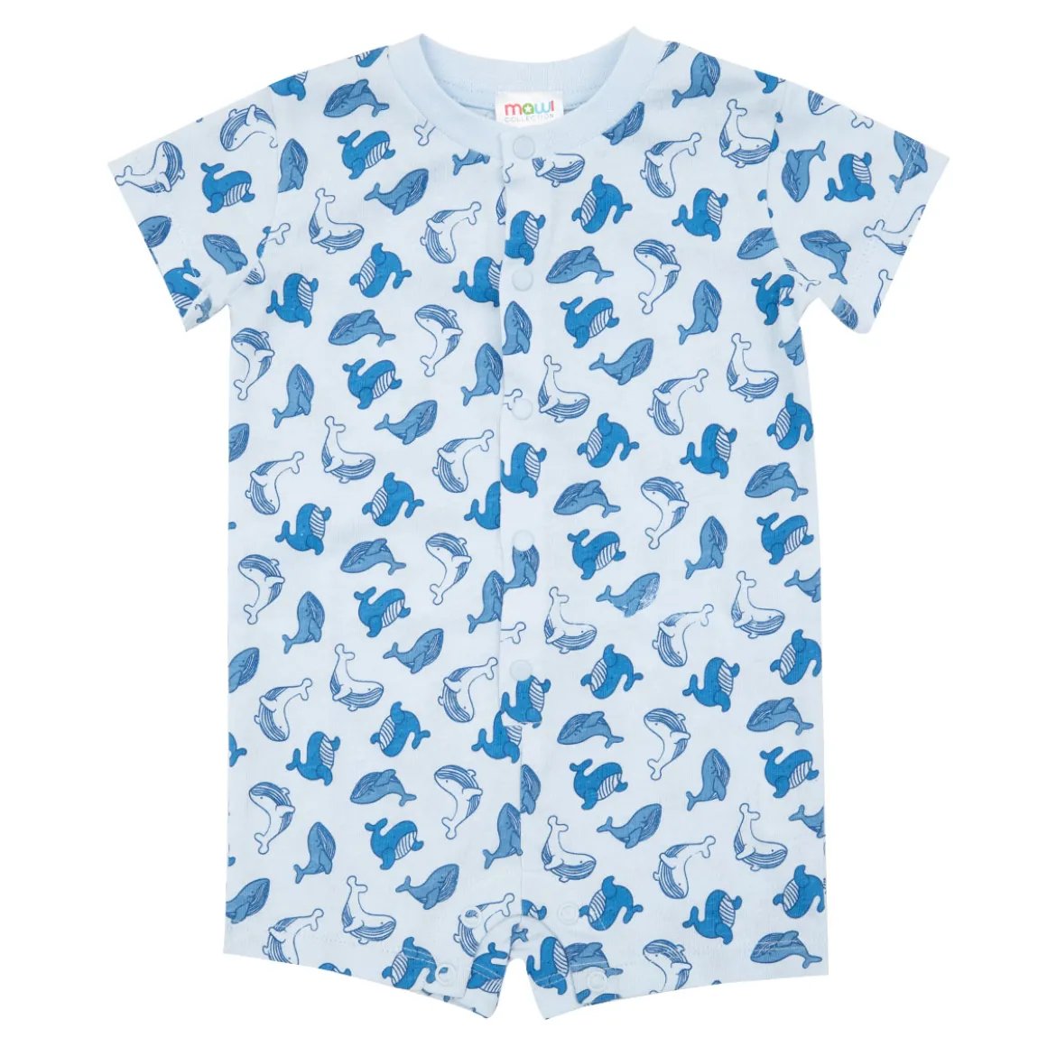 Pigiama mezza manica bimbo azzurro