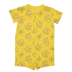 Pigiama mezza manica bimbo giallo