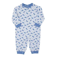 Pigiamone bimbo azzurro blu